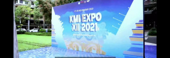Mahasiswa Universitas Sam Ratulangi dalam KMI EXPO XII 2021